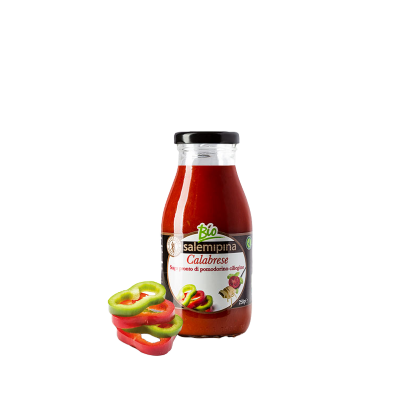 Sugo pronto di Pomodorino Ciliegino alla Calabrese Vegan e Gluten Free