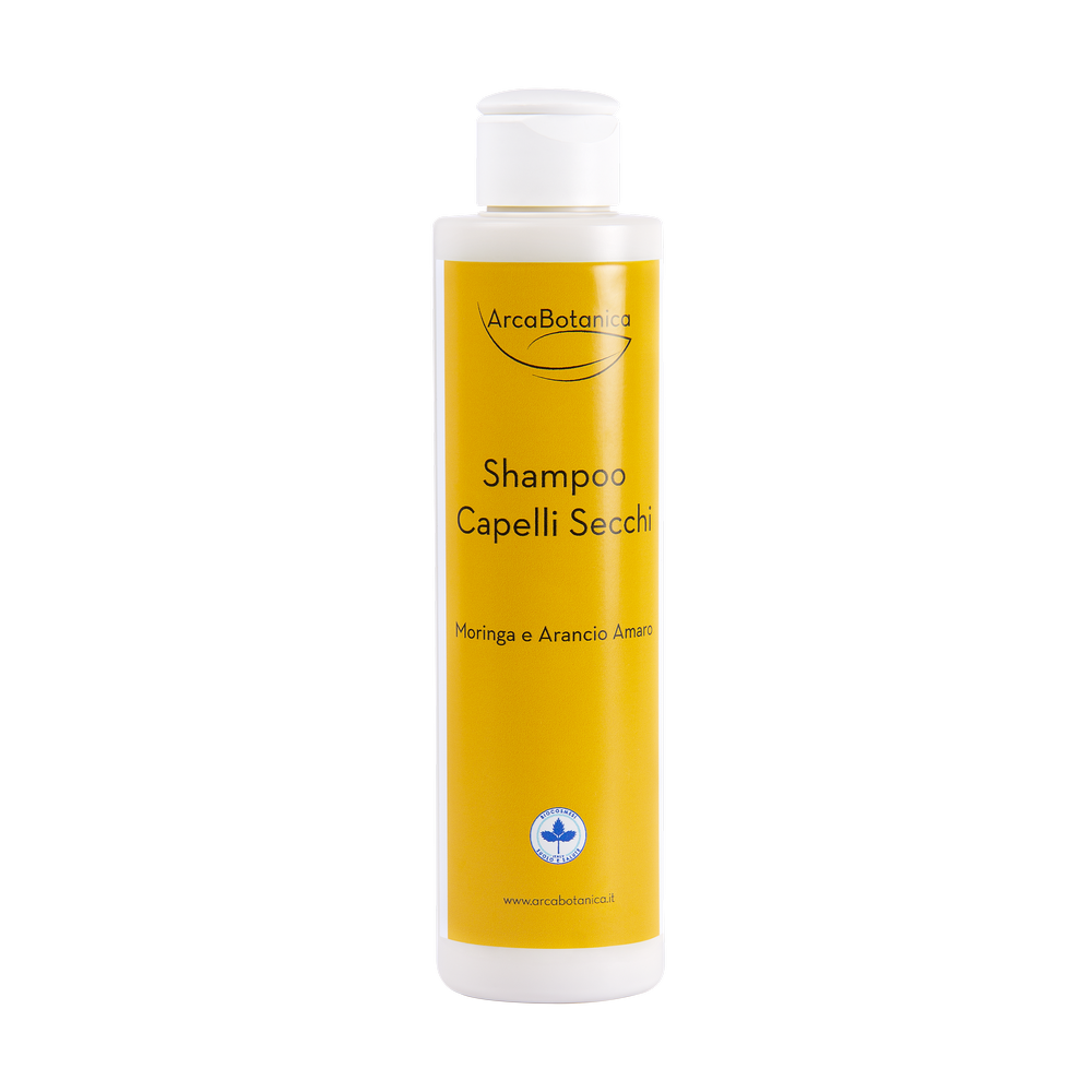 SHAMPOO CAPELLI SECCHI MORINGA e ARANCIO AMARO