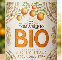 Tomarchio bibite LA BIONDA SICILIANA – ARANCIATA BIO DOP con Arancia di Ribera 275 ml