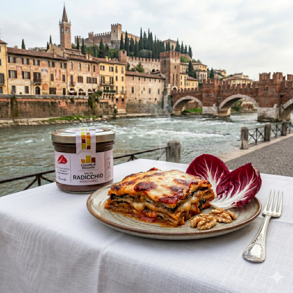 Salsa di Radicchio e Noci Vegan e Gluten Free 100 g
