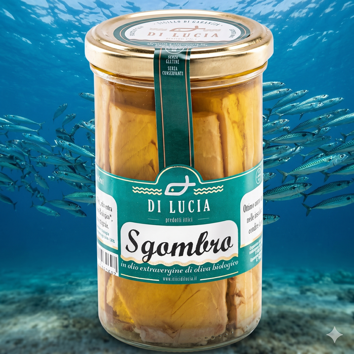 FILETTI DI SGOMBRO IN OLIO D'OLIVA BIO