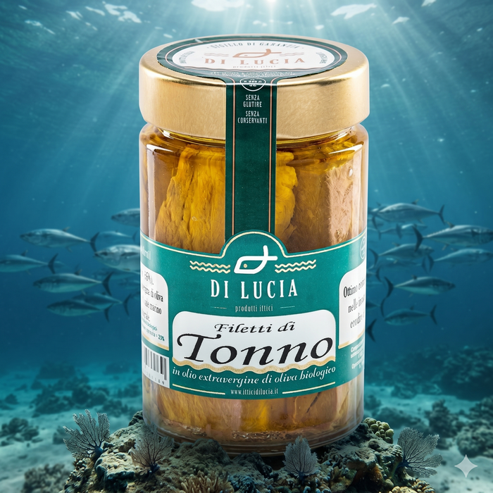 FILETTI DI TONNO IN OLIO D'OLIVA BIO