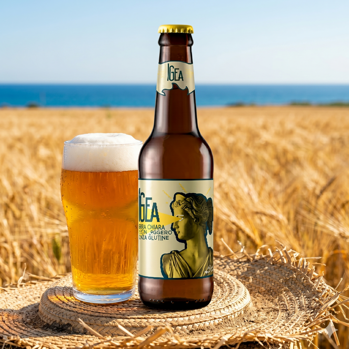 IGEA Birra Golden Ale GLUTEN FREE in bottiglia da 33 cl