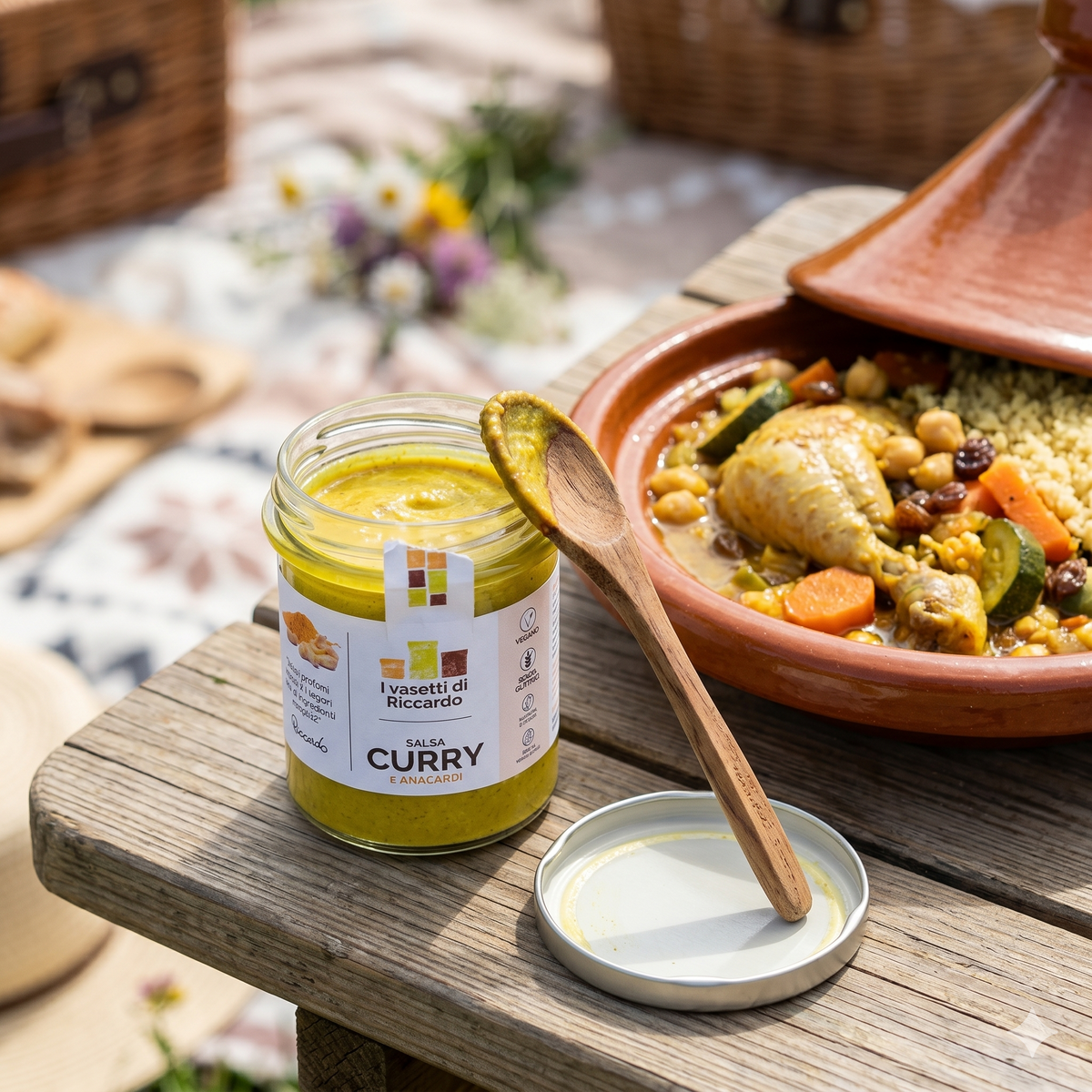 Salsa di Curry e Anacardi Vegan e Gluten Free 180 g