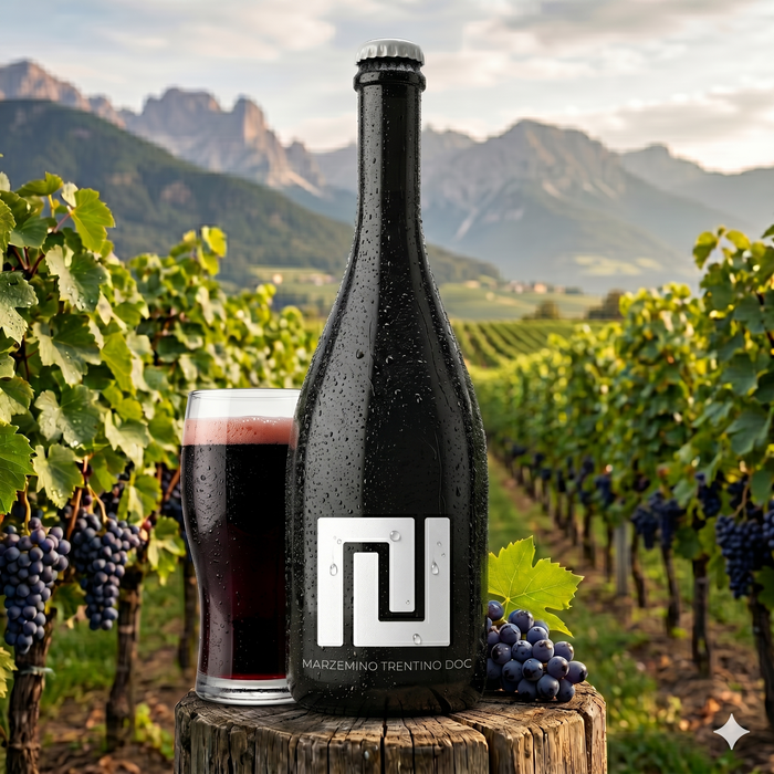 INTRIGATA Birra Artigianale di Montagna con mosto di Marzemino in bottiglia