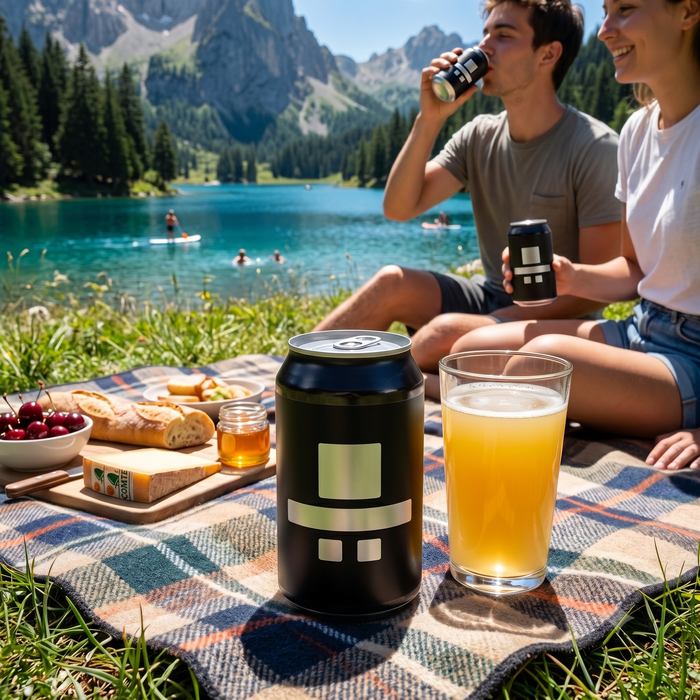 DADO Birra Artigianale di Montagna Italian Keller Gluten Free in lattina 33 cl