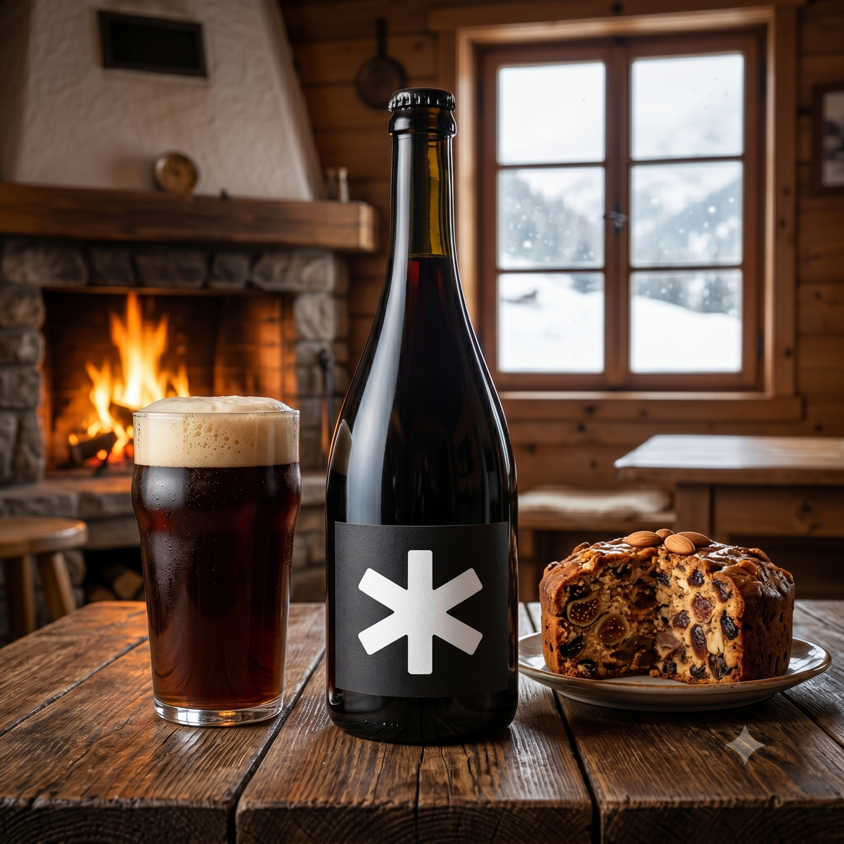 FIOCCO Birra Artigianale di Montagna Doppio Malto Winter Ale in bottiglia