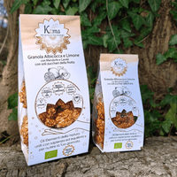 GRANOLA II CHAKRA - Albicocca, Carota e Scorza di Limone con Mandorle e Fiocchi di Avena Senza Glutine - Senza Lattosio, Senza Glutine