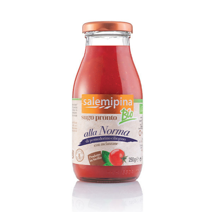Salemipina Sugo alla Norma Bio di Pomodorino Ciliegino Vegan 250 gr