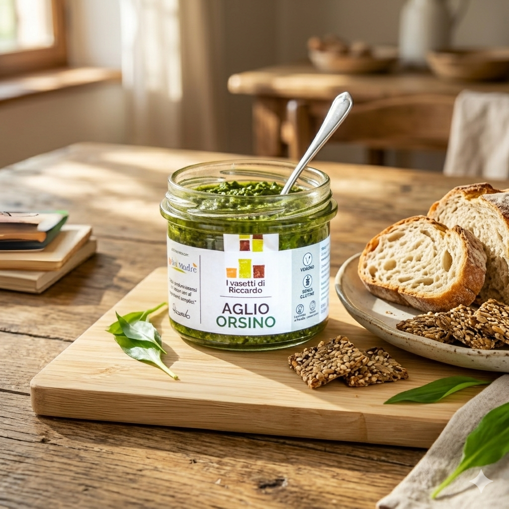 Salsa di Aglio Orsino Vegan e Gluten Free 90 g e 500 g
