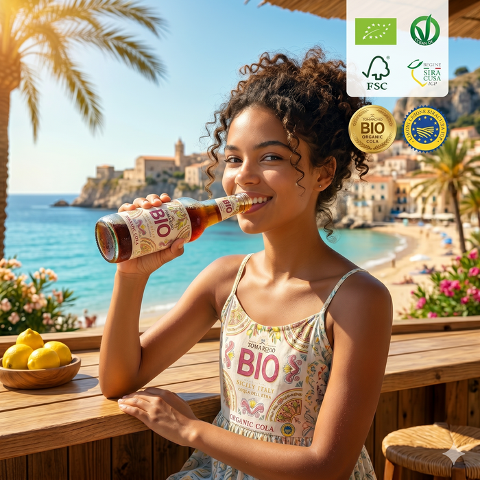 Tomarchio bibite COLA BIO IGP con Succo di LIMONE di SIRACUSA IGP 275 ml