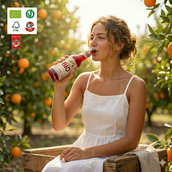 Tomarchio bibite ARANCIATA ROSSA BIO IGP Bevanda Naturale Siciliana 275 ml