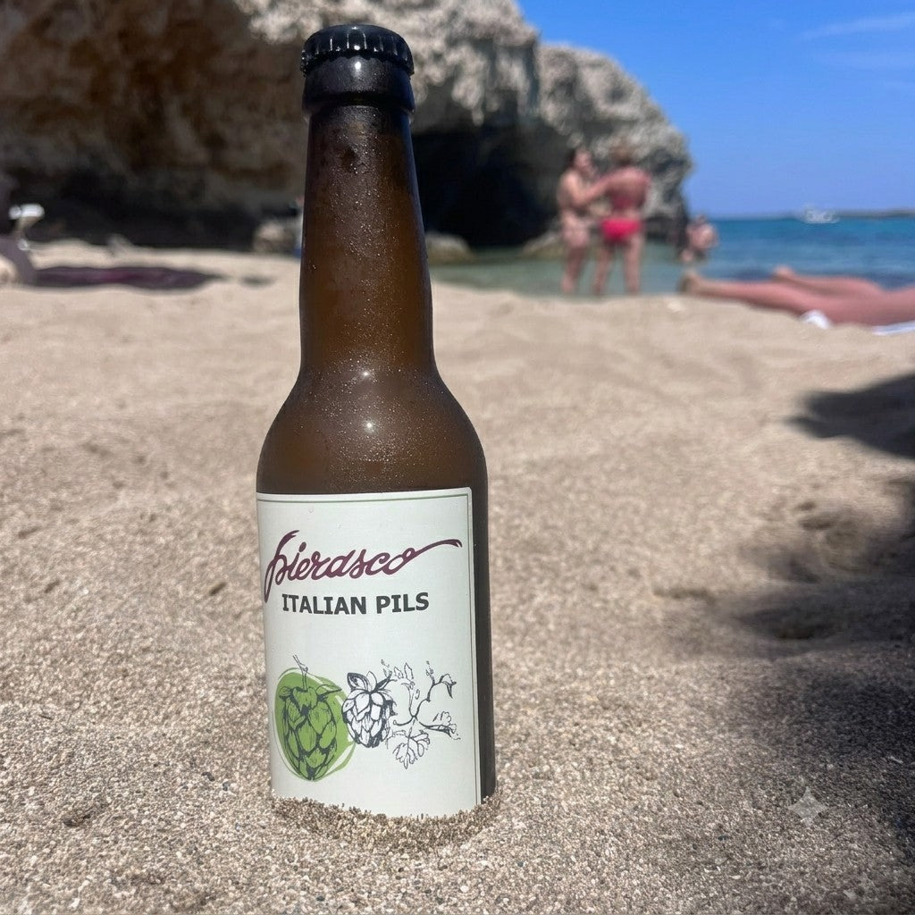 PIERASCO Italian Pils Artigianale in bottiglia da 33 cl