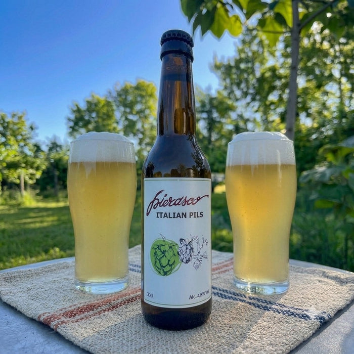 PIERASCO Italian Pils Artigianale in bottiglia da 33 cl