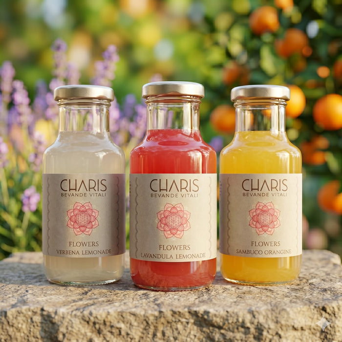 LINEA CHARIS Bevande Vitali: FLOWERS Fiori da Bere - LAVANDULA LEMONADE 250 ml
