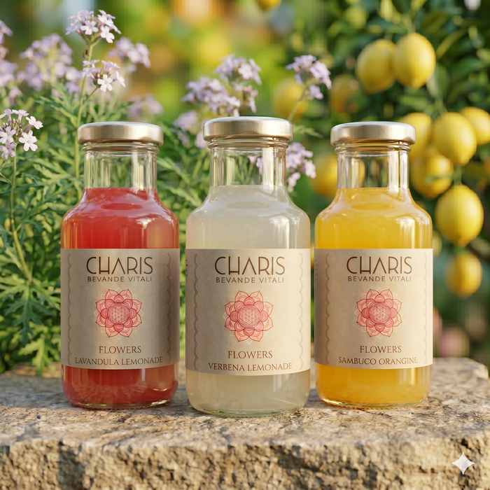 LINEA CHARIS Bevande Vitali: FLOWERS Fiori da Bere - VERBENA LEMONADE 250 ml