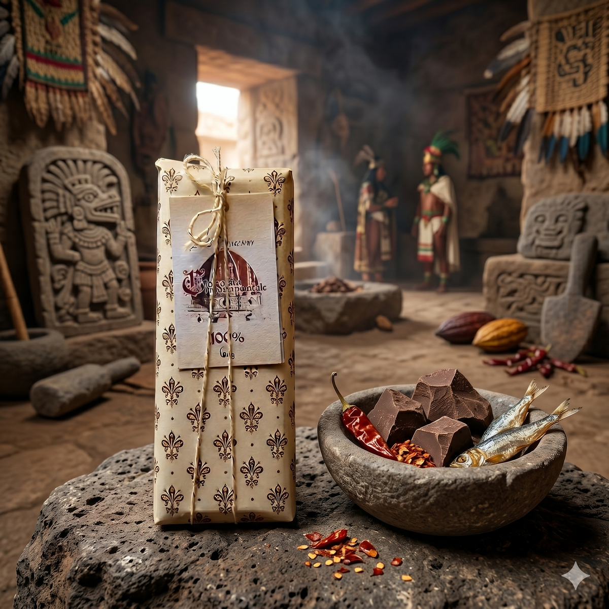 CIOCCOLATO RINASCIMENTALE - Cioccolato Crudo 100% Cacao 60 g