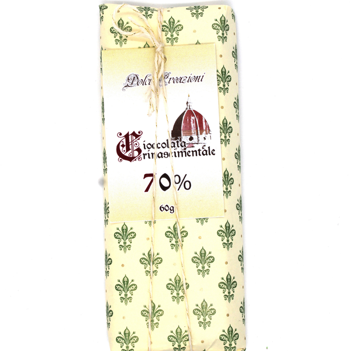 CIOCCOLATO RINASCIMENTALE - Cioccolato Crudo 70% Cacao 60 g