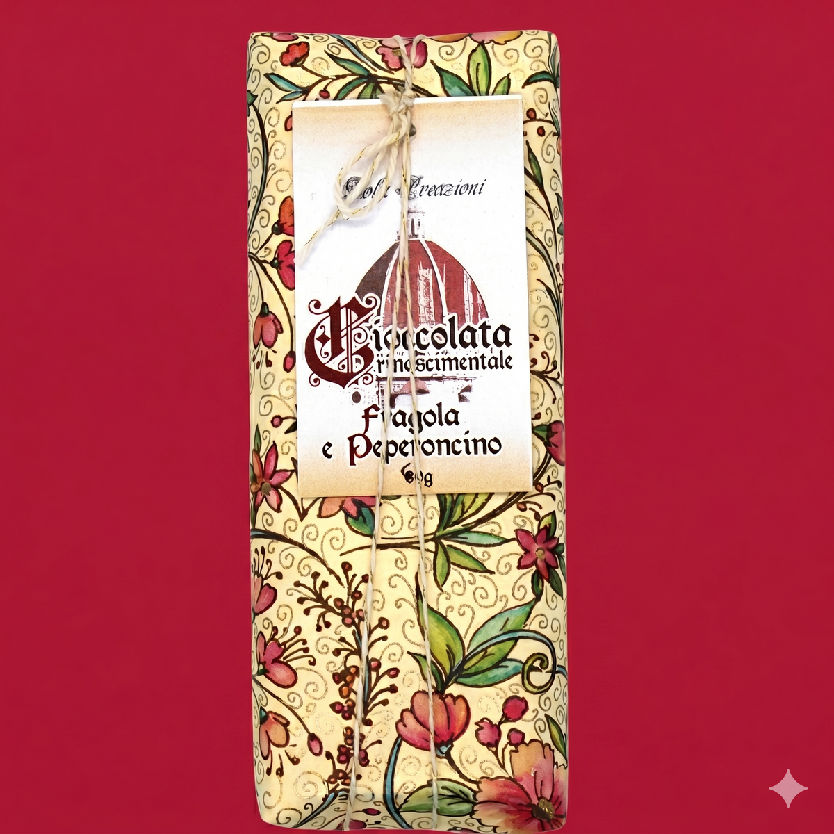 CIOCCOLATO RINASCIMENTALE - Cioccolato Crudo Fragola & Peperoncino 60 g