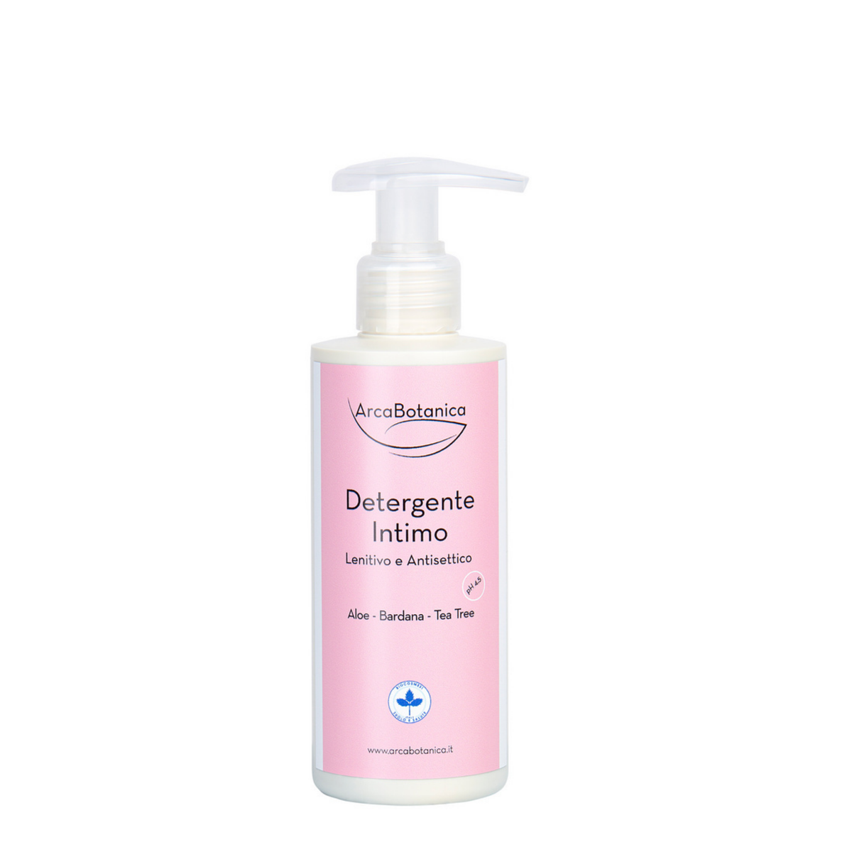 DETERGENTE INTIMO LENITIVO ed ANTISETTICO ALOE e BARDANA