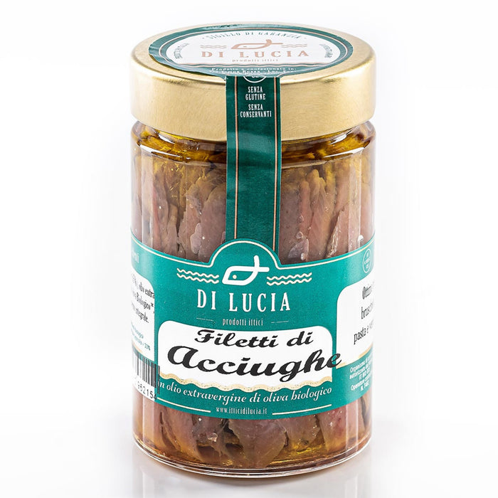 FILETTI DI ACCIUGHE IN OLIO D'OLIVA BIO