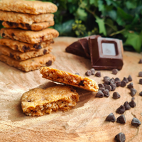BISCOTTI AI FIOCCHI D'AVENA & CIOCCOLATO FONDENTE - Senza Lattosio