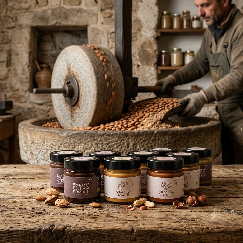 LINEA TERE "SOLO 3" - CREMA SPALMABILE MANDORLE & LIMONE BIO e VEGAN