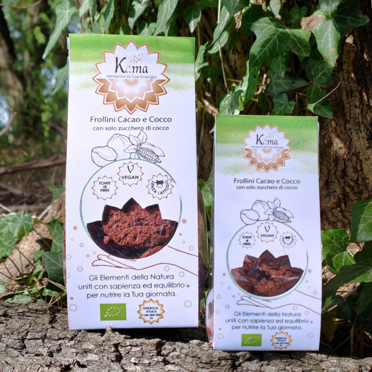 FROLLINI AL CACAO & COCCO - Senza Lattosio con Zucchero di Cocco