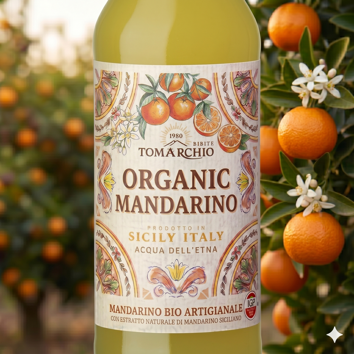 Tomarchio bibite MANDARINO TARDIVO di CIACULLI BIO 275 ml