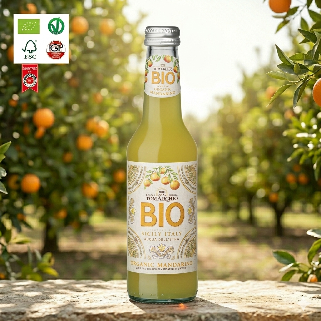Tomarchio bibite MANDARINO TARDIVO di CIACULLI BIO 275 ml