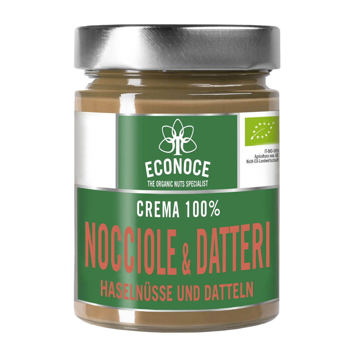 CREMA DI NOCCIOLE & DATTERI TOSTATE BIO - 100% FRUTTA SECCA IN VETRO