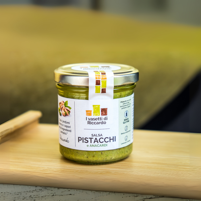 Salsa di Pistacchi e Anacardi Vegan e Gluten Free
