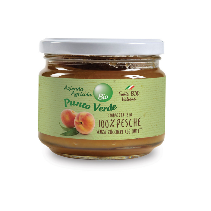 COMPOSTA BIO 100% PESCHE SENZA ZUCCHERI AGGIUNTI