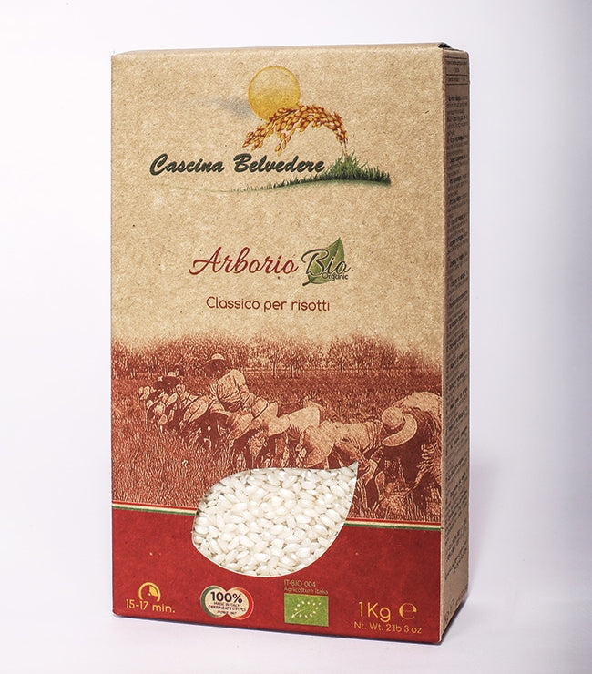 RISO ARBORIO BIO e GLUTEN FREE - CASCINA BELVEDERE  Risicoltori dal 1878