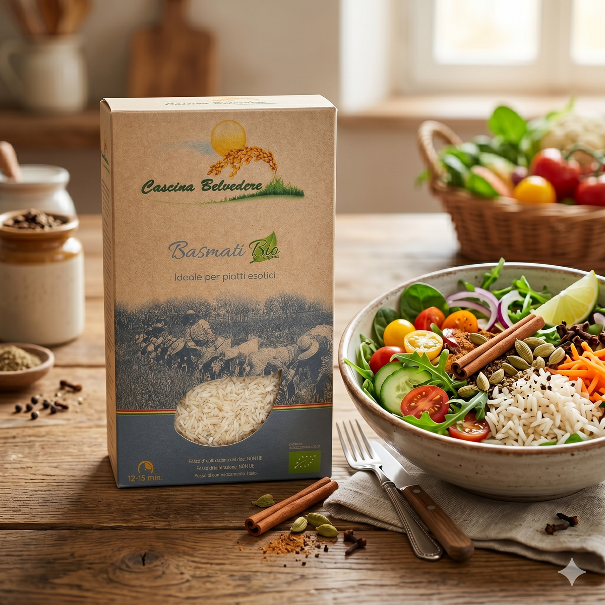 RISO BASMATI BIO e GLUTEN FREE - CASCINA BELVEDERE  Risicoltori dal 1878