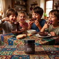LINEA TERE  - CREMA di CIOCCOLATO SPALMABILE FONDENTE ZERO SUGAR BIO e VEGAN