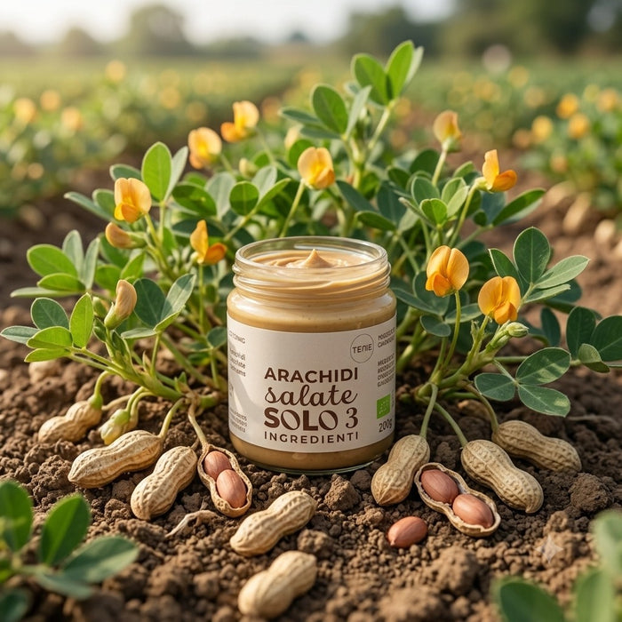 LINEA TERE "SOLO 3" - CREMA SPALMABILE ARACHIDI SALATE BIO e VEGAN