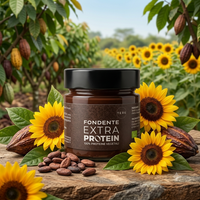 LINEA TERE  - CREMA di CIOCCOLATO SPALMABILE FONDENTE EXTRA PROTEIN BIO e VEGAN
